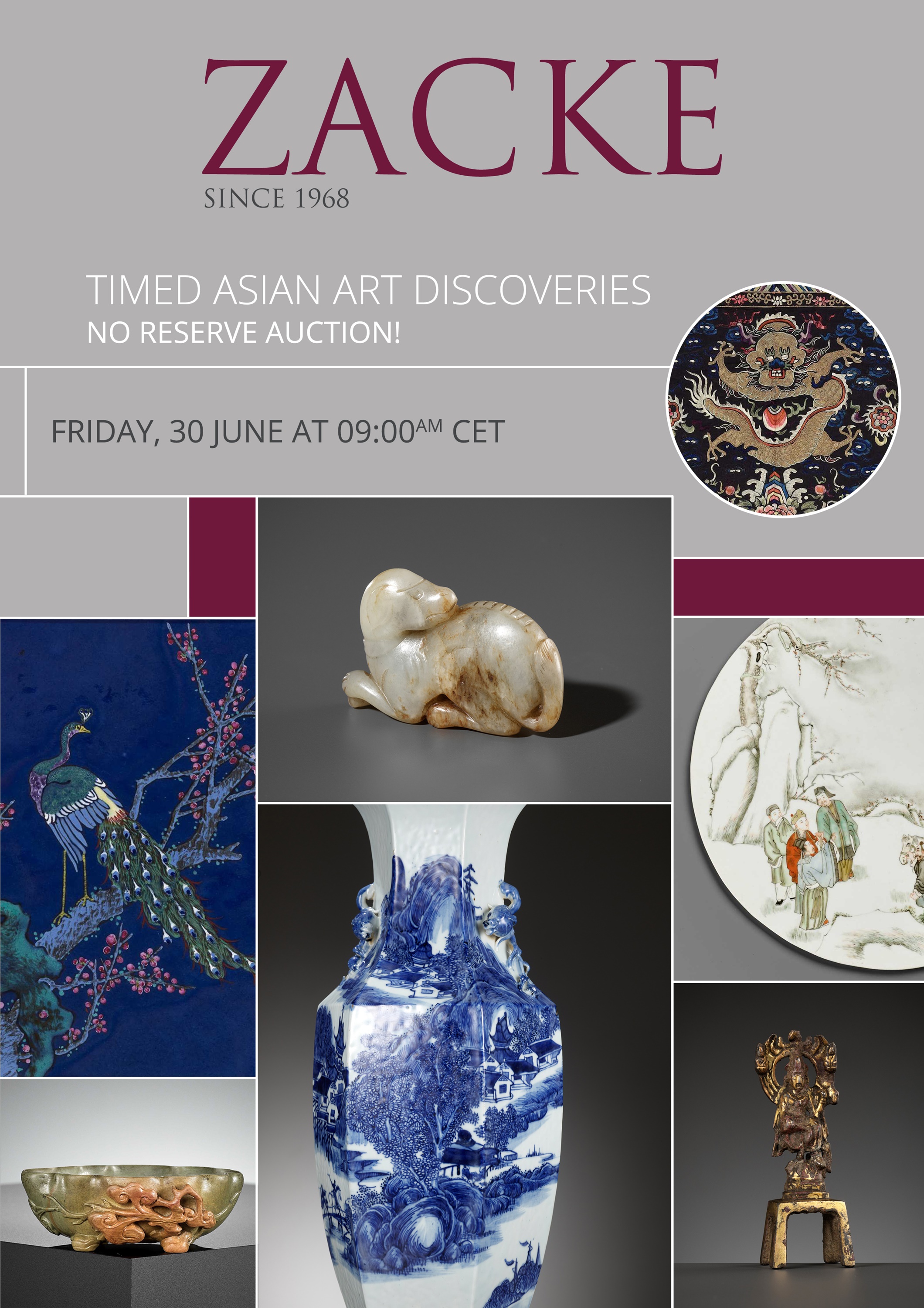 Timed Asian Art Discoveries - No Reserve Auction!